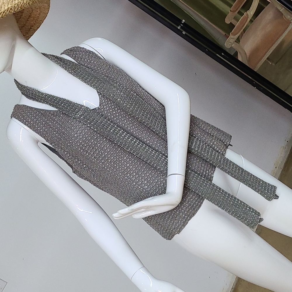 Worth 100% Silk Sleeveless Top and Scarf